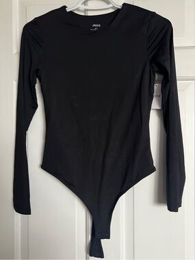 Ardene Black Long-Sleeve One-Piece Bodysuit
